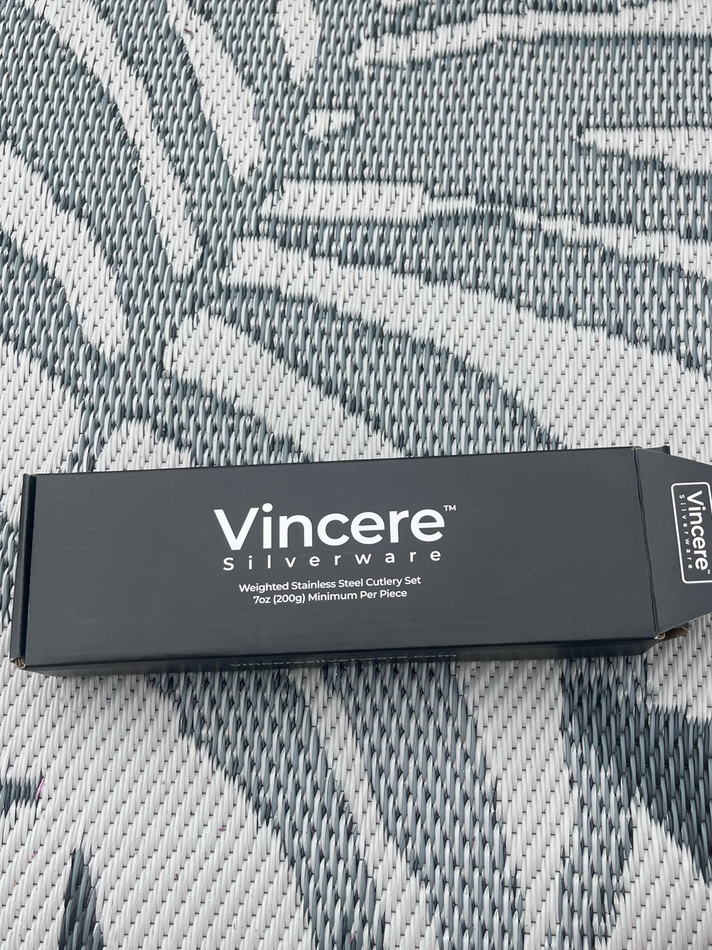 Vincere Weighted Utensils Stainless Steel Silverware Set W/ Box & Travel Bag
